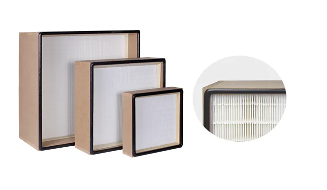 MDF-frame HEPA filters