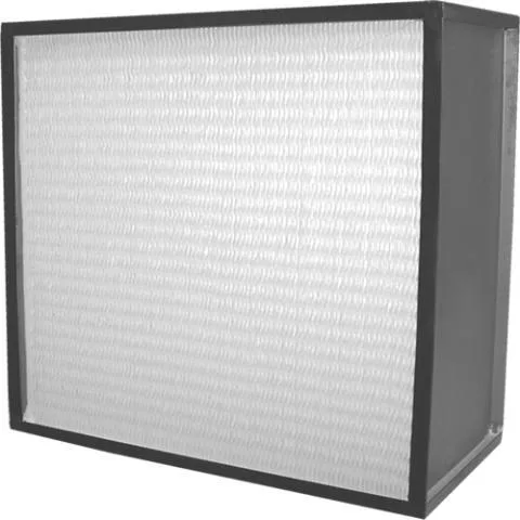 Galvanised-frame HEPA filters