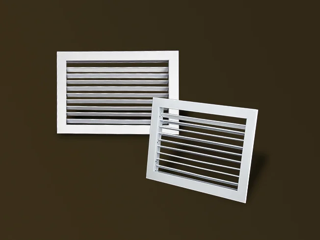Single-deflection grille